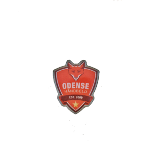 Pin med Odense Håndbold logo